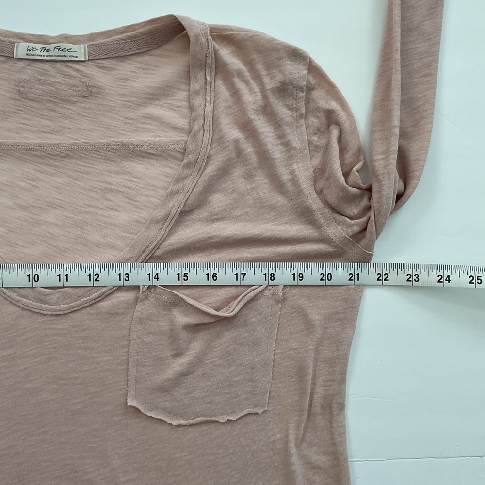 We The Free Top Long Sleeves Size M - Picture 8 of 10